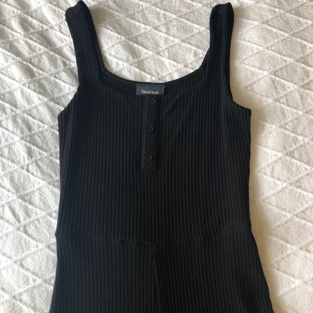 ModCloth Black Halter Jumpsuit